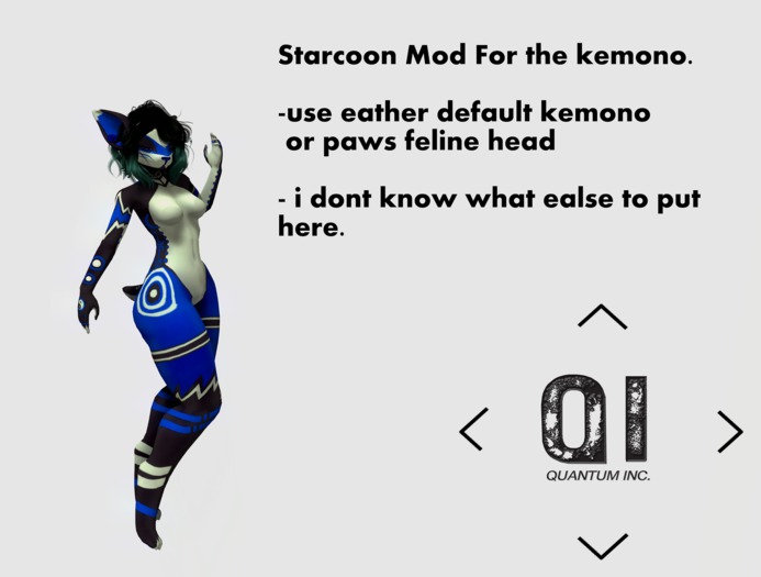 //Q.i// Starcoon kemono mod (deep sea) (boxed)