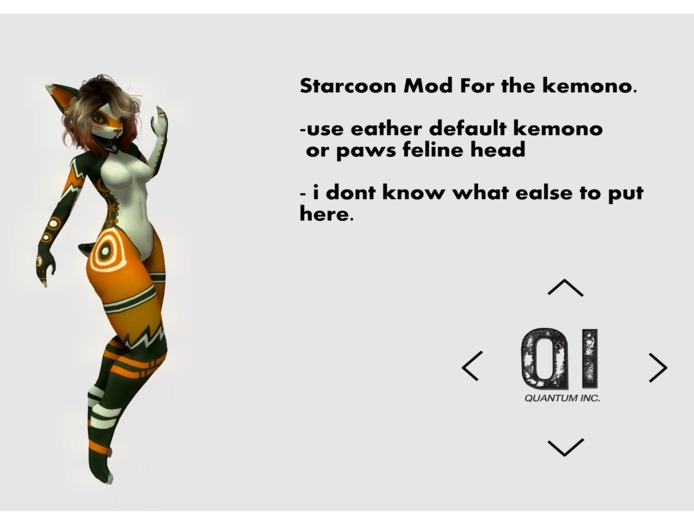 //Q.i// Starcoon kemono mod (sherbert)