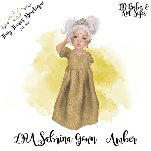 {TTB} Sabrina Gown / Amber {BOXED}