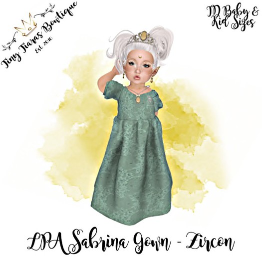 {TTB} Sabrina Gown / Zircon {BOXED}