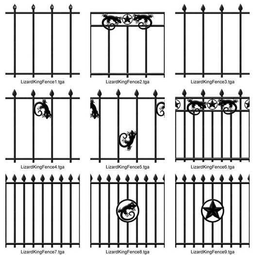[HOT] Lizard King Fence Textures