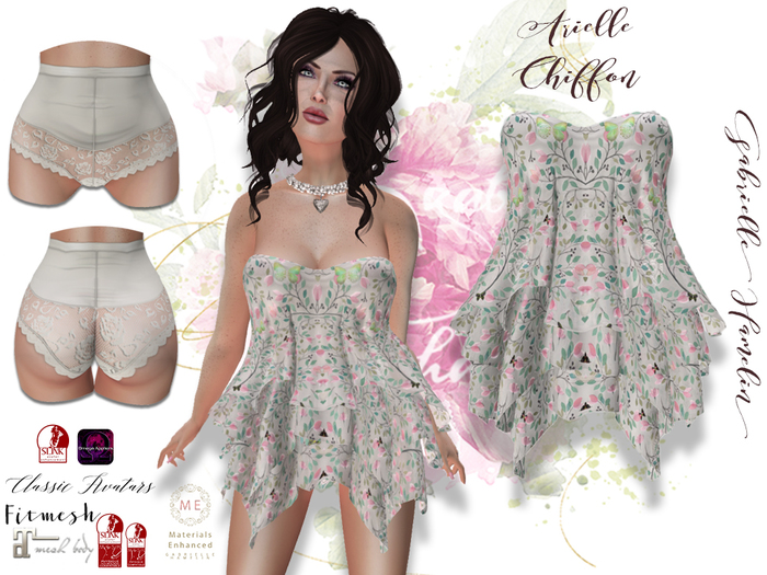.::Pretty Arielle Chiffon::. Pink Princess