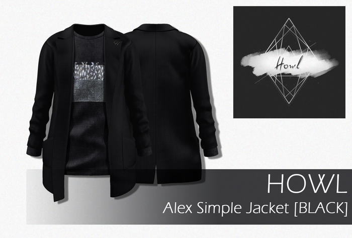 Howl - Alex Simple Jacket [Black] WEAR