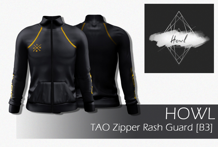Howl - TAO Zipper Rash Guard [B3] Wear