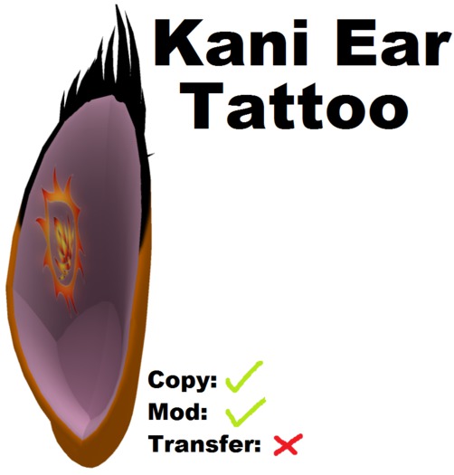 Boxed Kani Ear Tattoo (2)