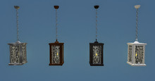Dakota Designs  Lantern Glass with Candle Modern 5