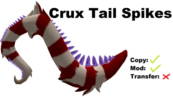 Crux Tail Spikes (Purple)