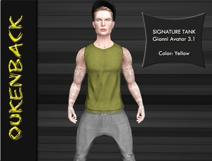 [OUKENBACK] Tank Signature Gianni (YELLOW)