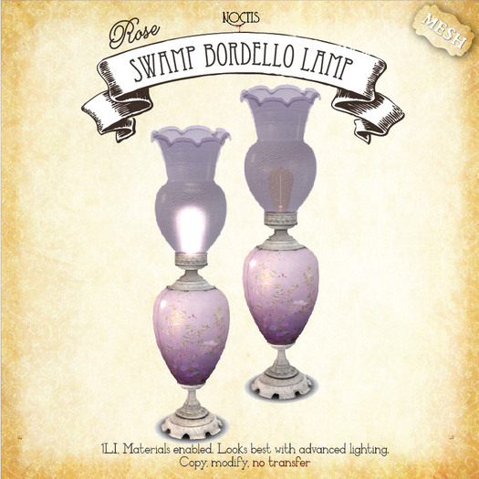 [noctis] Swamp Bordello lamp/rose
