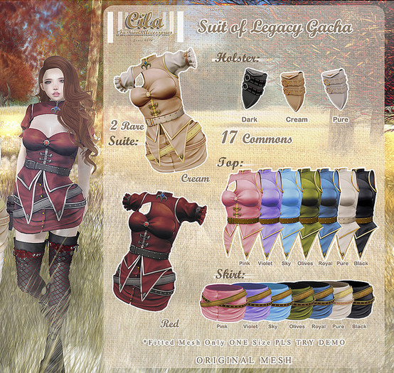 *Cila*Suit of legacy Cream Holster