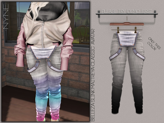 [NYNE] Jeans Overall - Black Special