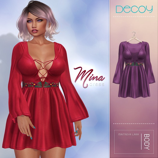 Decoy - Mina Dress: Purple