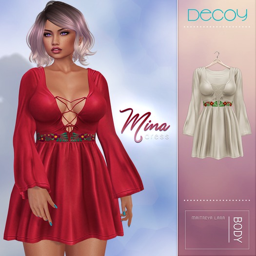 Decoy - Mina Dress: White