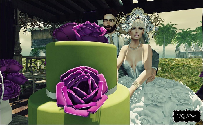 FQ Poses _marriage Cake
