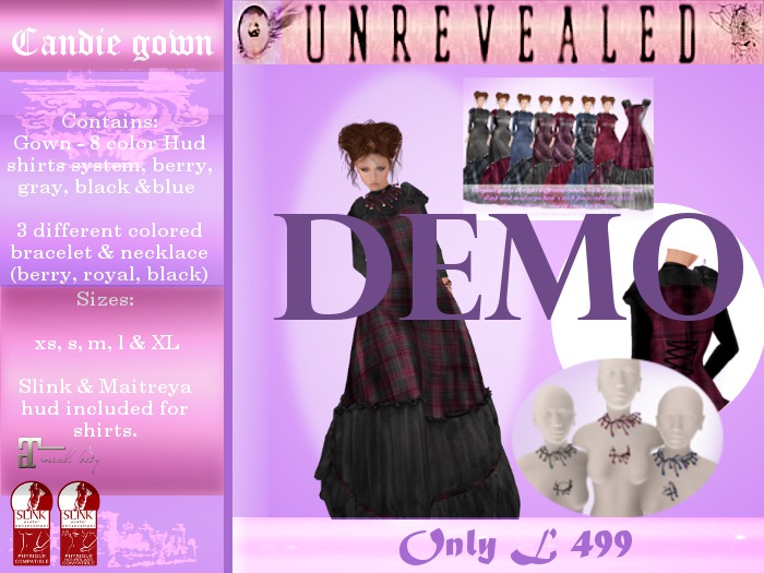 <T> DEMO: Candie Gown