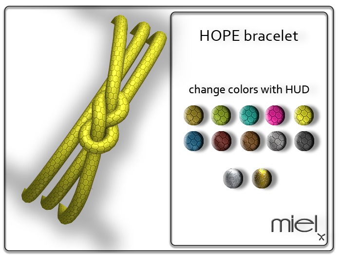 MIEL HOPE BRACELET - UNISEX (boxed)