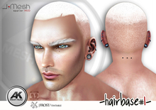 [i.mesh] - Hairbase#1 FROST/tint. (hud) - [AK] applier
