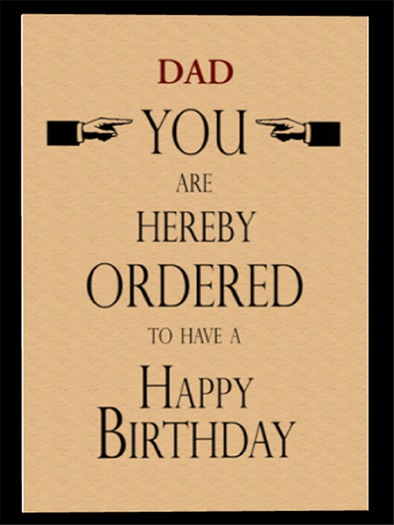 ~Confetti Time~ Dad Ordered to have a Happy Birthday *REZ ME*