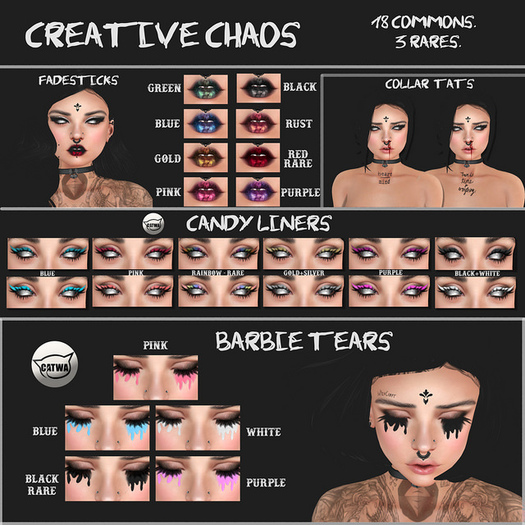 .ep. creative chaos / candy liner / rainbow / RARE