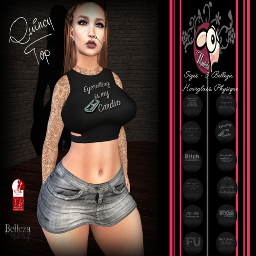 ~*Moolala*~ Quincy Top - Hudded {Attach Me}