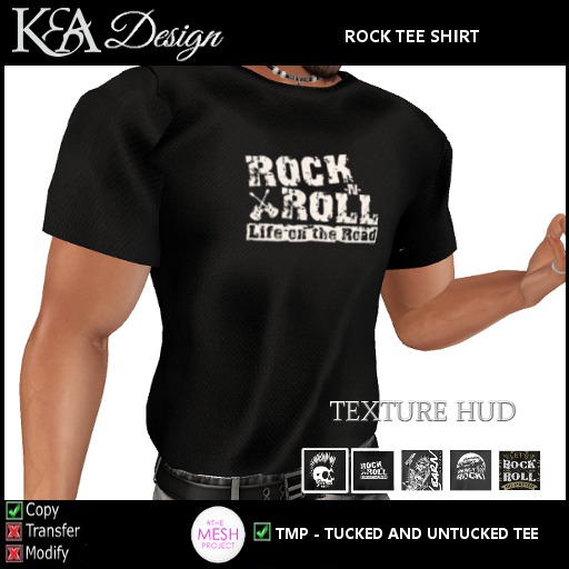 K&A Design (box) - Rock Tee Shirt