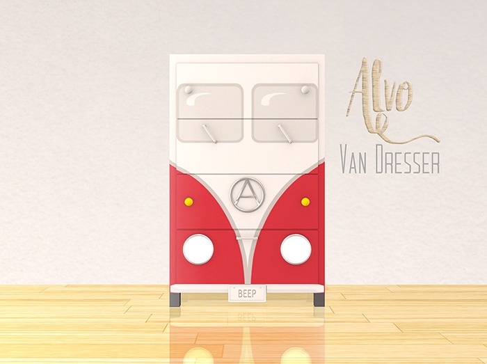 Alvo - Van Dresser Red