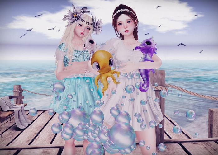 :Moon Amore: Amphirtrite Top / Lilac  (S)