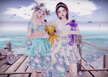 :Moon Amore: Amphirtrite Top / Lilac  (S)
