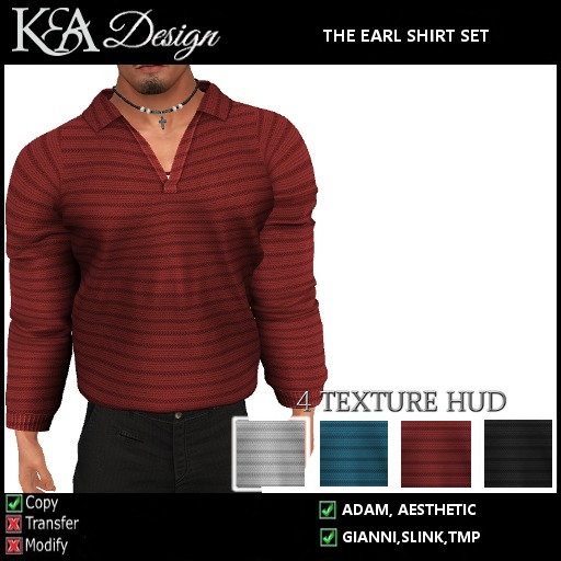 K&A Design  - EARL SHIRT SET