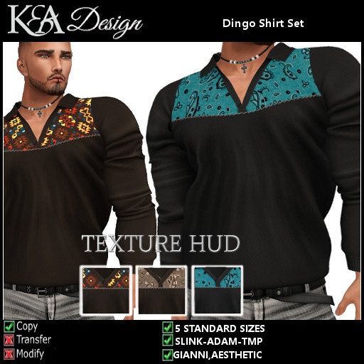 K&A Design (box) - Dingo Shirt Set