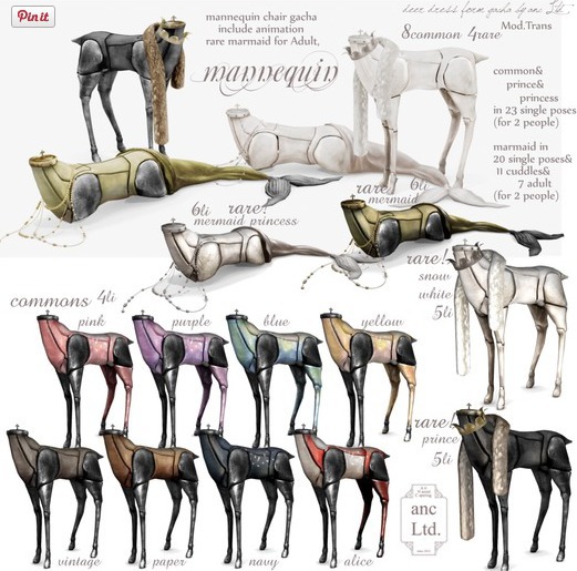 {anc} mannequin. blue 4Li