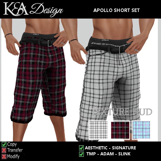 K&A Design  - Apollo Short Set