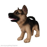 JIAN Scruffy Shepherds 6. Companion Pup Tan Black [Gacha]