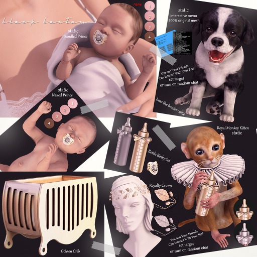 *[BB] Royal Monkey Kitten Silver