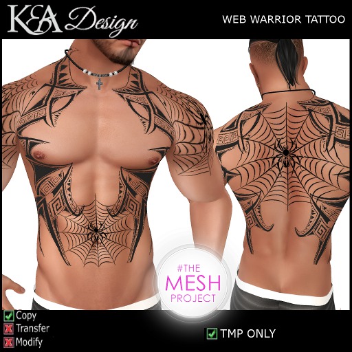 K&A Design - Web Warrior TMP Tattoo