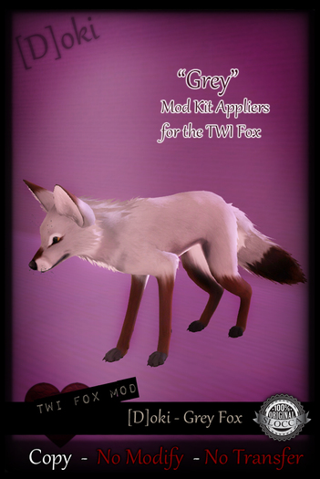 [D]oki TWI Fox Mod - Grey