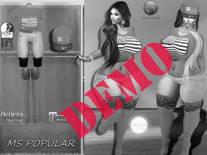{RC} DEMO Blue Ms Popular Outfit