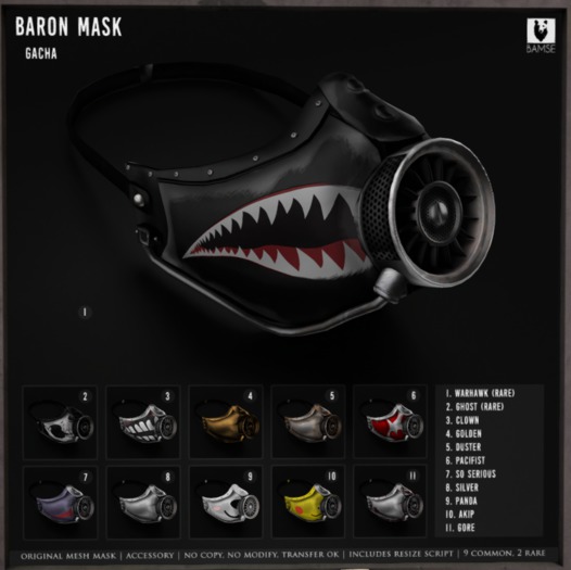 #10. :BAMSE: Baron Mask - Akip