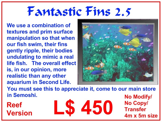 Fantastic Fins Reef Version