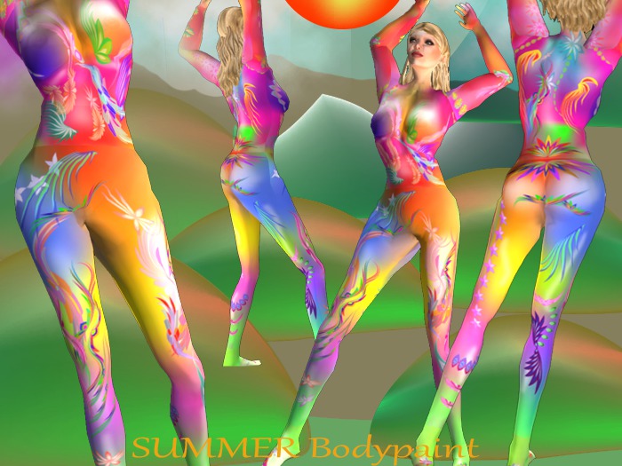 summer bodypaint