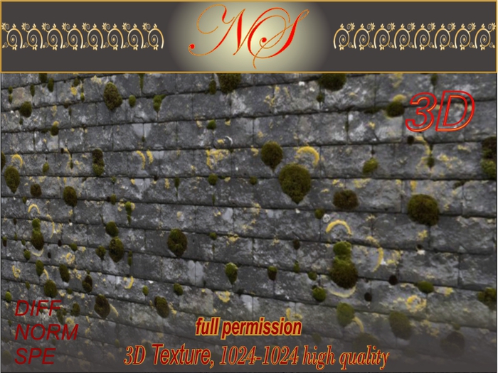 N_s 3d texture wall brick -WB010
