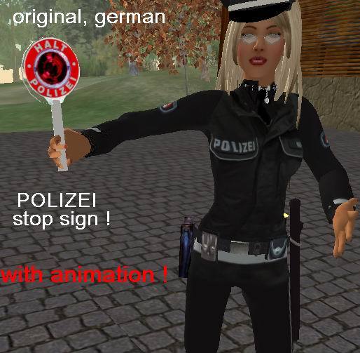 german Polizeikelle 