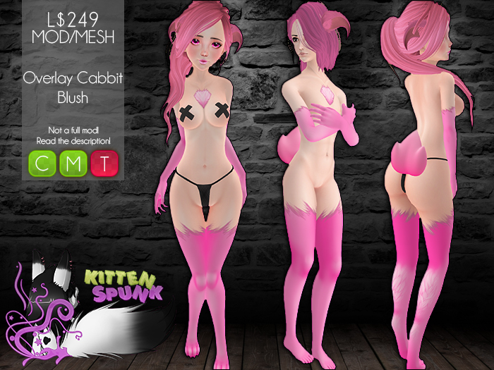 +KS+ Kemono Overlay Cabbit // Blush