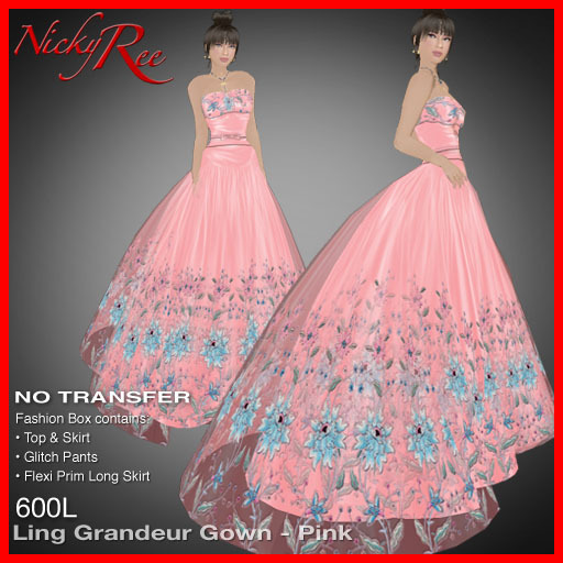 Nicky Ree Gowns - Ling Grandeur - Pink