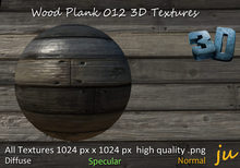 JU Wood Plank 012 3D Textures Full Perm