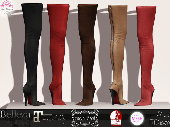 **Sexy Princess** Acacia Boots Fatpack