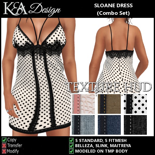 K&A Design (box) - Sloane Dress (Combo Set)