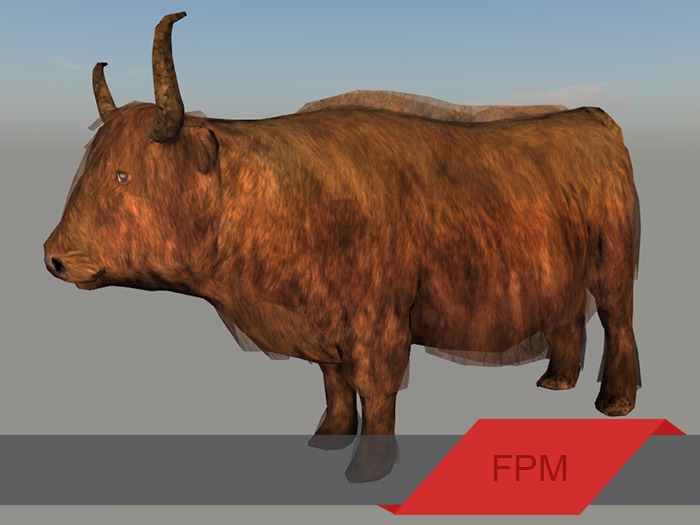 FPM Static Highlander Cow - 3 LI