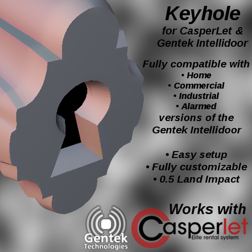 Nemi's Keyhole for CasperLet and Gentek Intellidoor