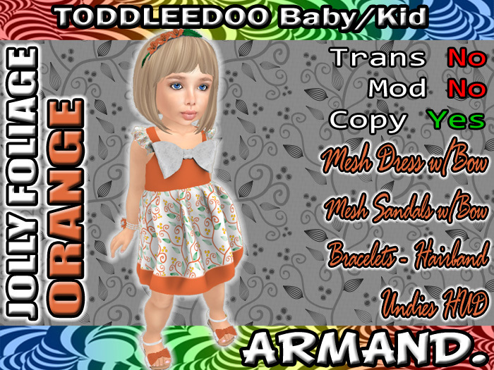 --ARMAND-- JOLLY FOLIAGE - ORANGE